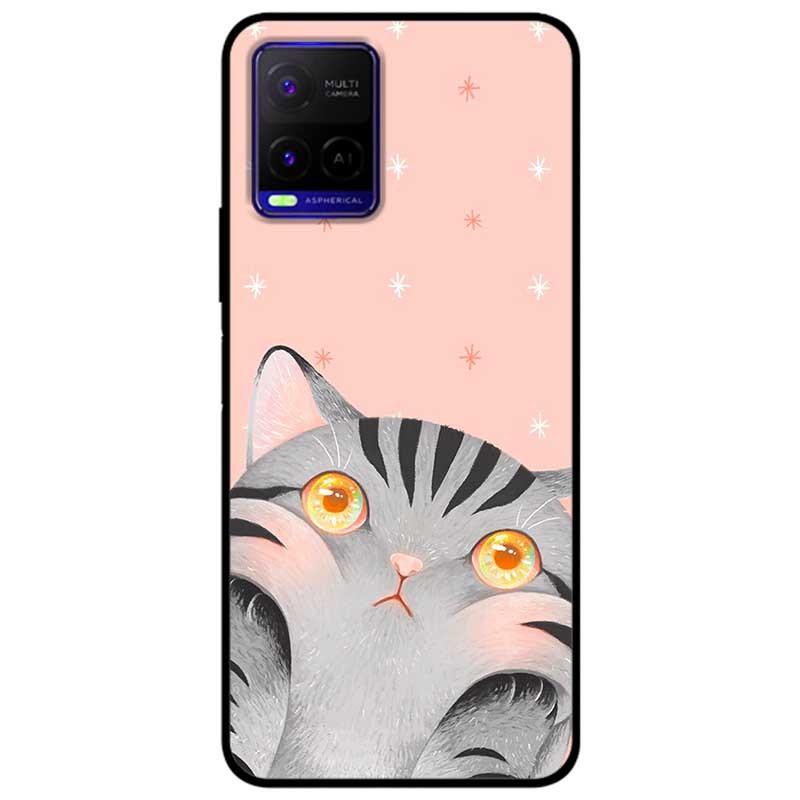 Ốp lưng dành cho Vivo Y21 - Vivo Y21s mẫu Mèo Hồng