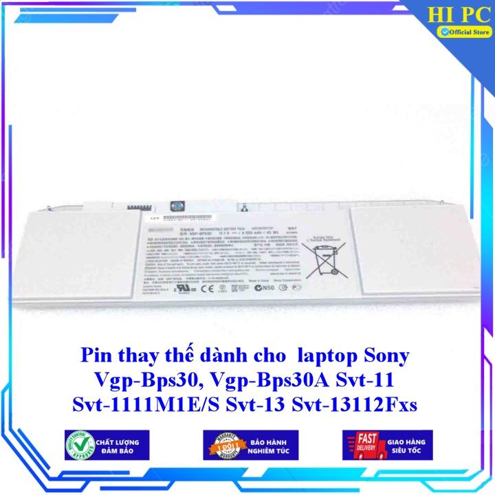 Pin thay thế dành cho laptop Sony Vgp-Bps30 Vgp-Bps30A Svt-11 Svt-1111M1E/S Svt-13 Svt-13112Fxs Svt-13113Fxs - Hàng Nhập Khẩu