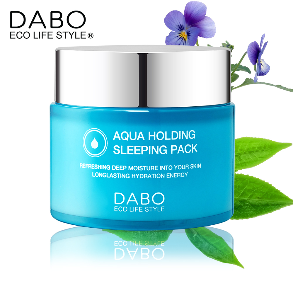 Mặt nạ ngủ cao cấp bổ sung dưỡng chất cha da Dabo Aqua Holding Sleeping Pack (80ml) – Hàng chính hãng.