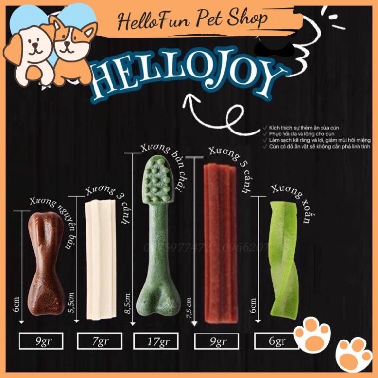 [1 Que] Xương gặm Hello Joy cho chó giúp sạch răng, thơm miệng