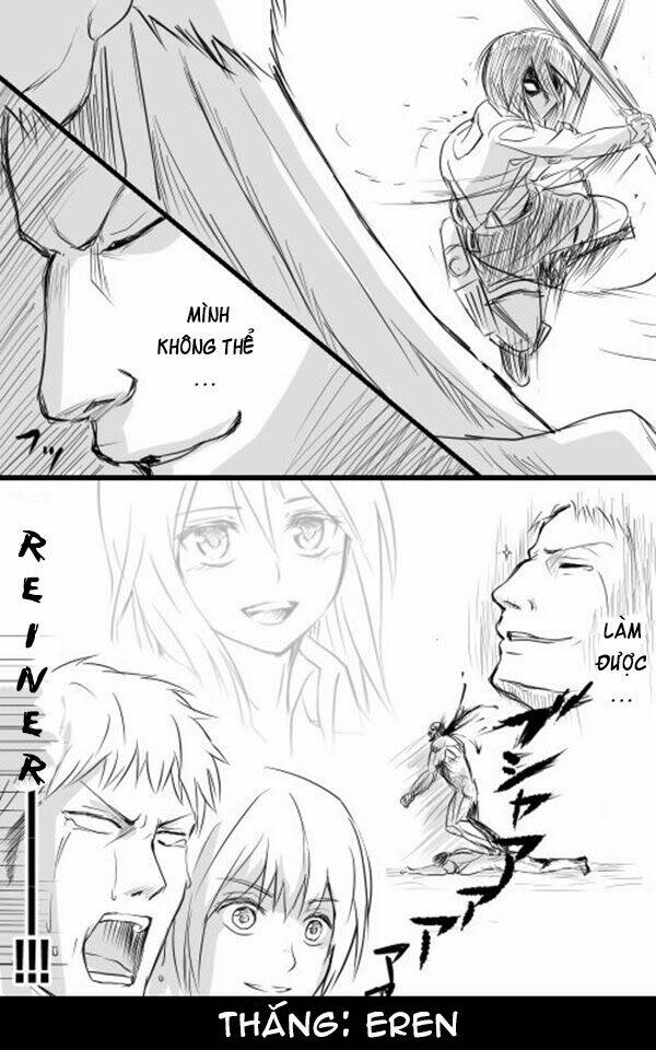 tấn công người khổng lồ - doujinshi eren x mikasa chapter 34 8