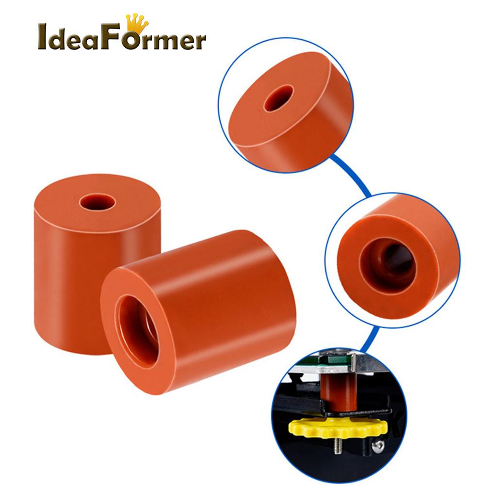 4 Heatbed Silicone San Bằng Cột Gắn Chiều Cao 16/18 Mm Đệm Silicon Chịu Nhiệt Cho CR-10/Ender 3 Series 3D Máy In