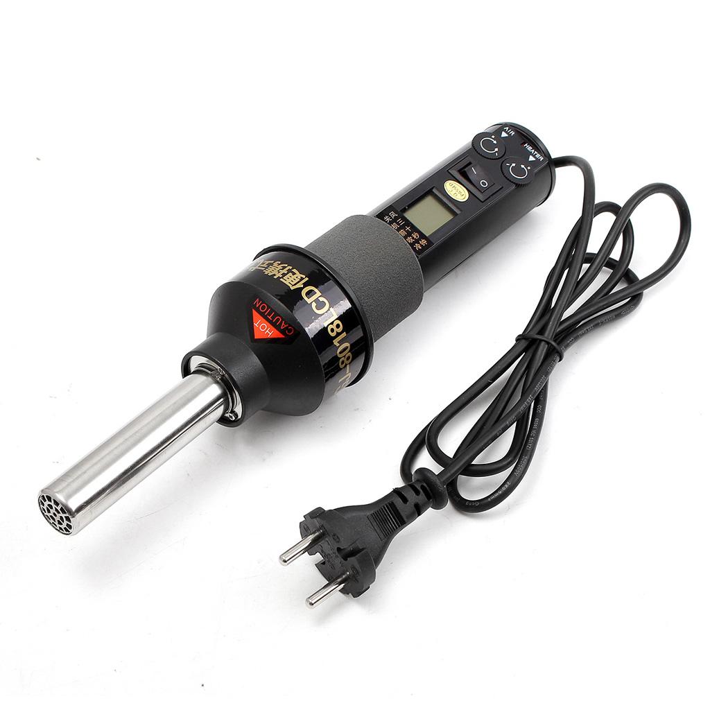 AC220V 450W Electronic Heat Hot Air Solder Gun Desoldering Station+ 9