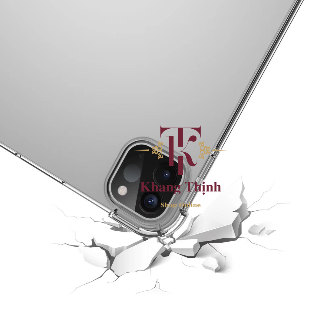 Ốp lưng dành cho iPad 11 inch 2021 M1 silicon dẻo cao cấp chống sốc 4 góc