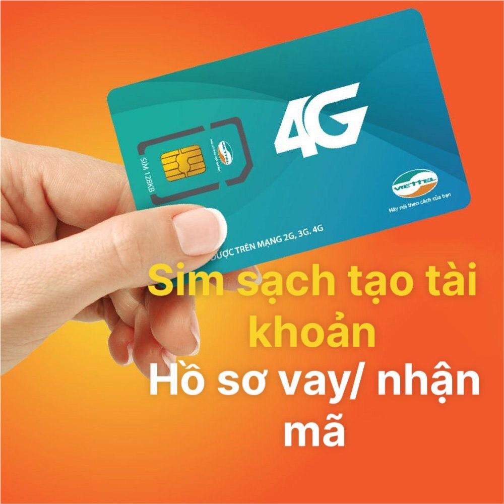 Bao chặn, Sim Sạch Viettel nghe gọi mãi mãi, có thể dùng tạo Tài Khoản, Hồ Sơ Vay, làm công việc nhận mã otp, Hàng chính hãng