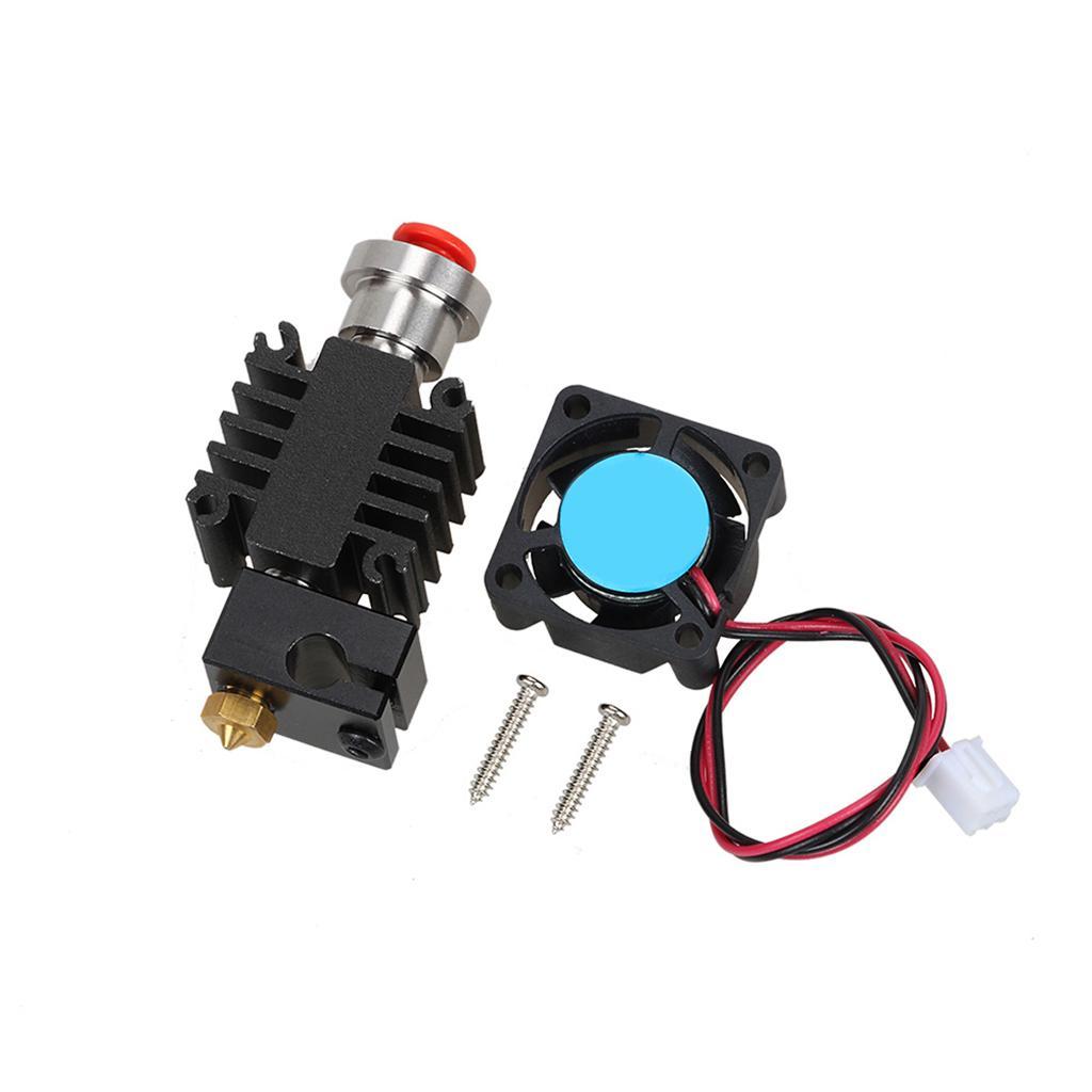 For 3D Printer V6 Hotend + Cooling 0.4mm Nozzle Long Distance