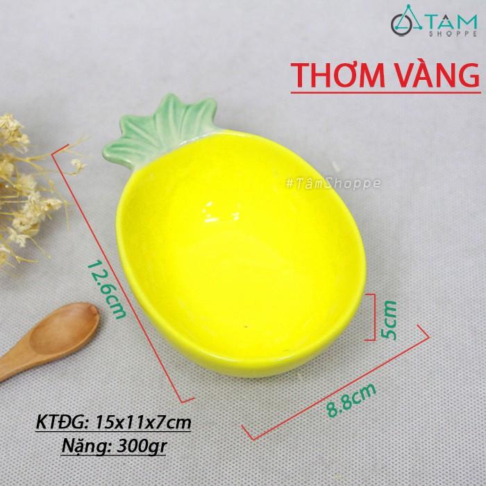 Bát ăn dặm cho bé bằng gốm hình rau củ quả dễ thương