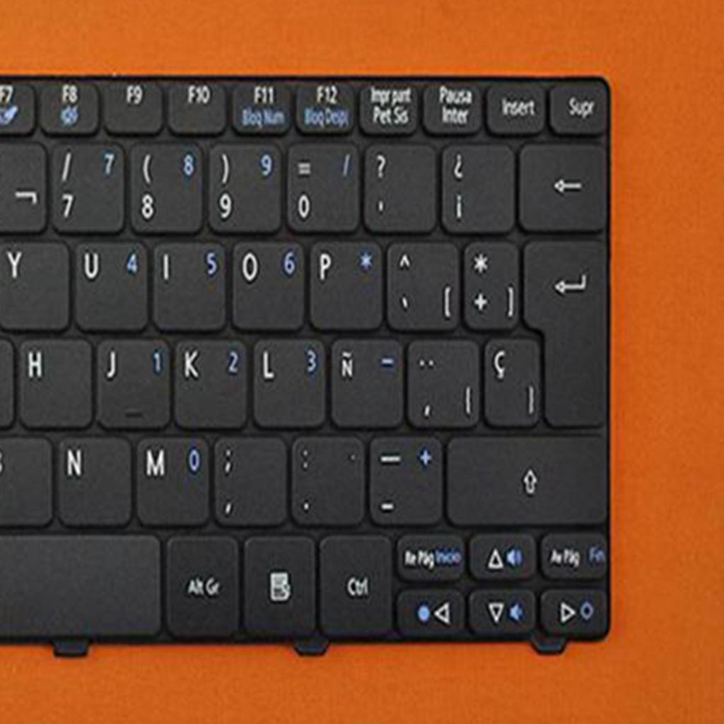 Durable Spanish Notebook Laptop Keyboard Accessories for ACER Aspire  D260
