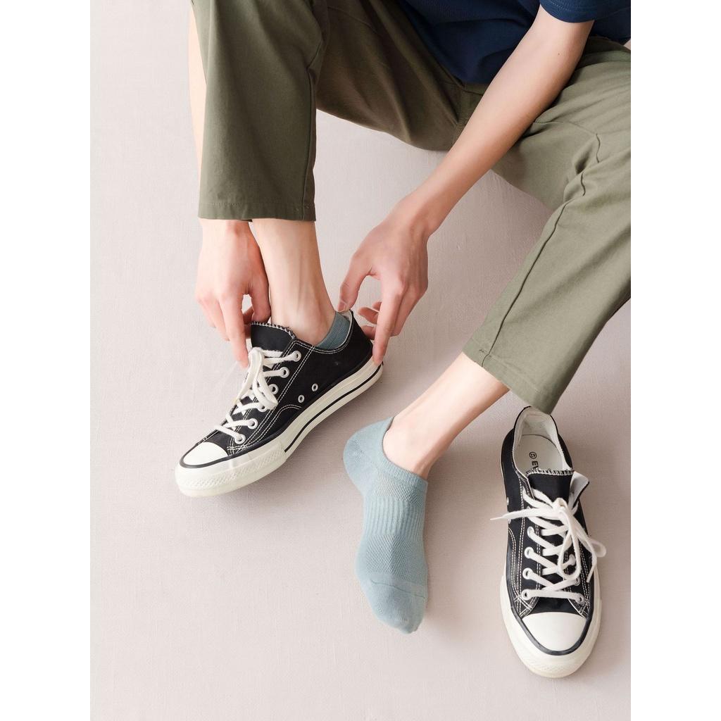 Combo 7 Đôi Tất vớ lười mắt cá chân nam nữ Cotton Cao Cấp co giãn kháng khuẩn , khử mùi , thoáng khí , không bai nhão