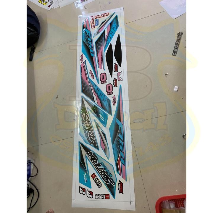 Tem rời dành cho Satria fi xanh ngọc