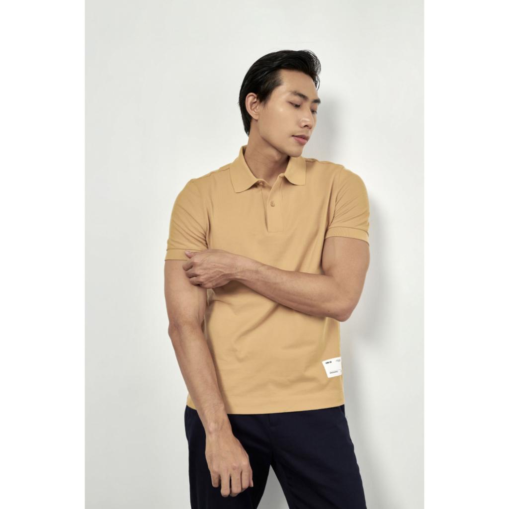 Áo Polo Nam Trơn Cổ Dệt Gân To Form Fitted - 10S23POL066 | LASTORE MENSWEAR