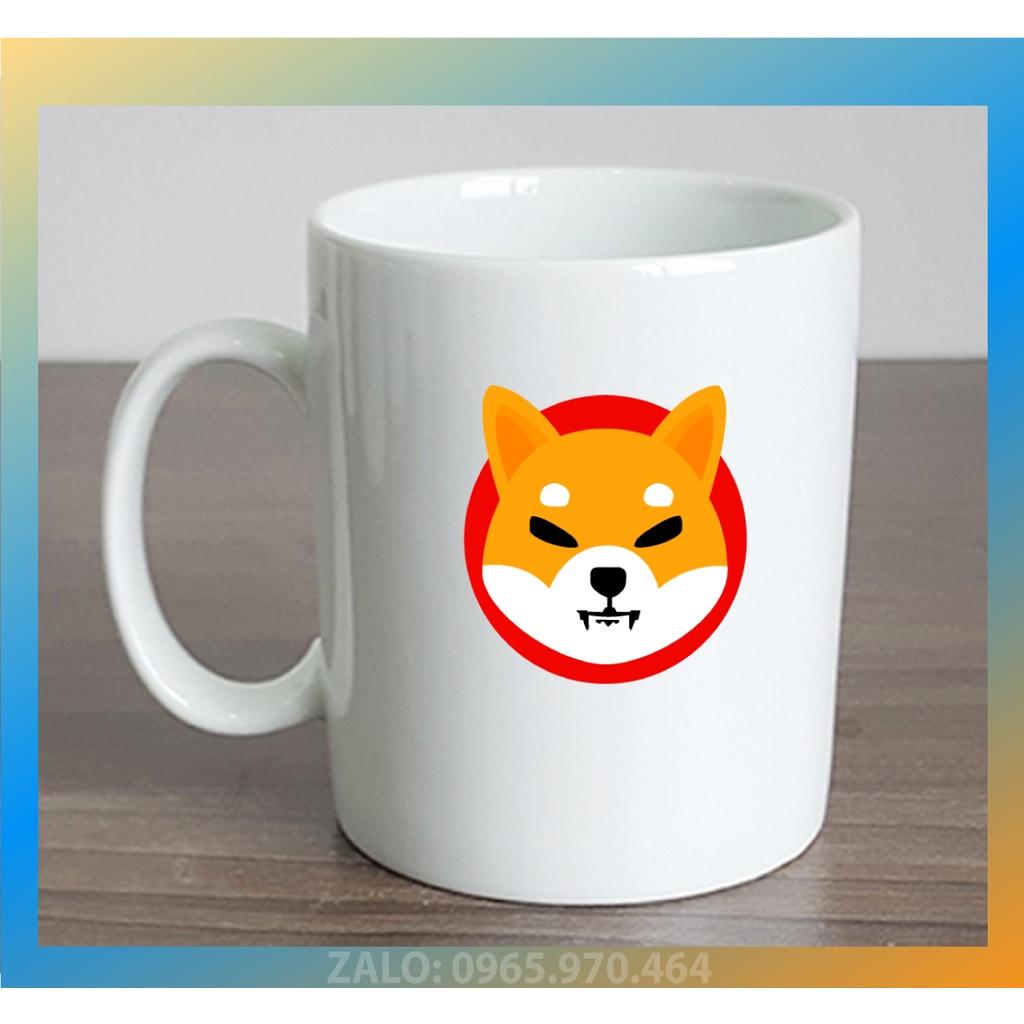 Ly Sứ Có Quai Họa Tiết Hình Đồng Coin SHIBA INU - In hình lên ly sứ, cốc theo yêu cầu của bạn - IN HÌNH LỚP, CÔNG TY