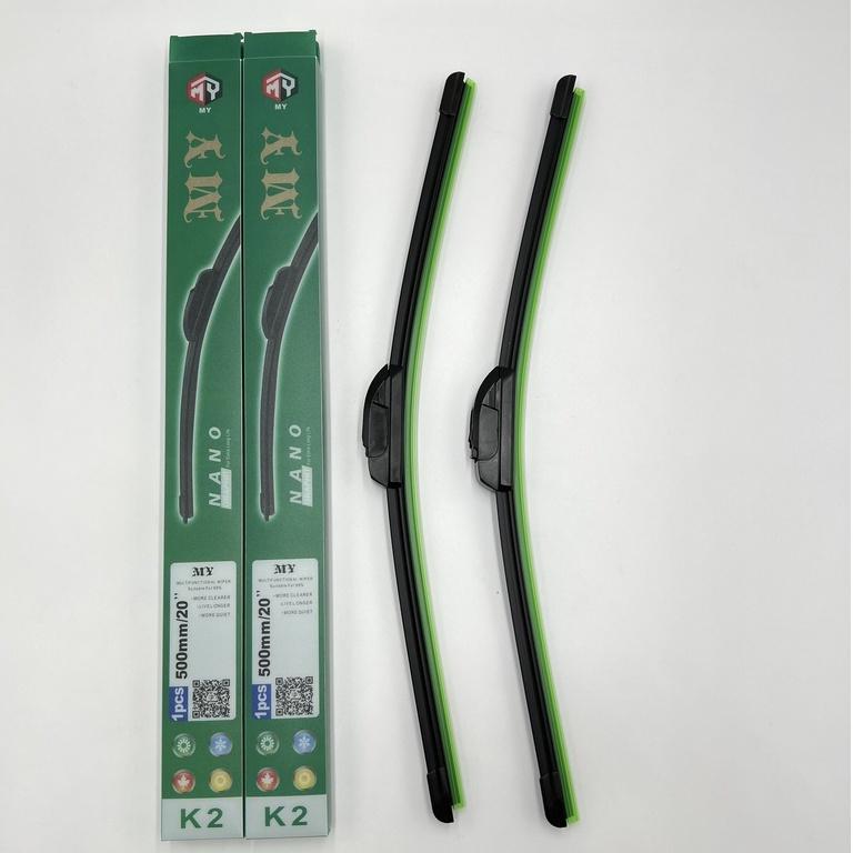 Gạt mưa ô tô, Chổi gạt mưa ô tô silicone loại thân mềm không xương siêu sạch - giá 1 cái