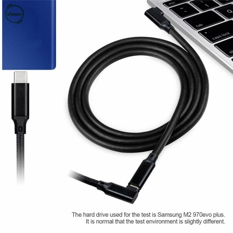 Dây cáp USB loại C 100W PD 5A 4K 60Hz 20Gbps 2 dây