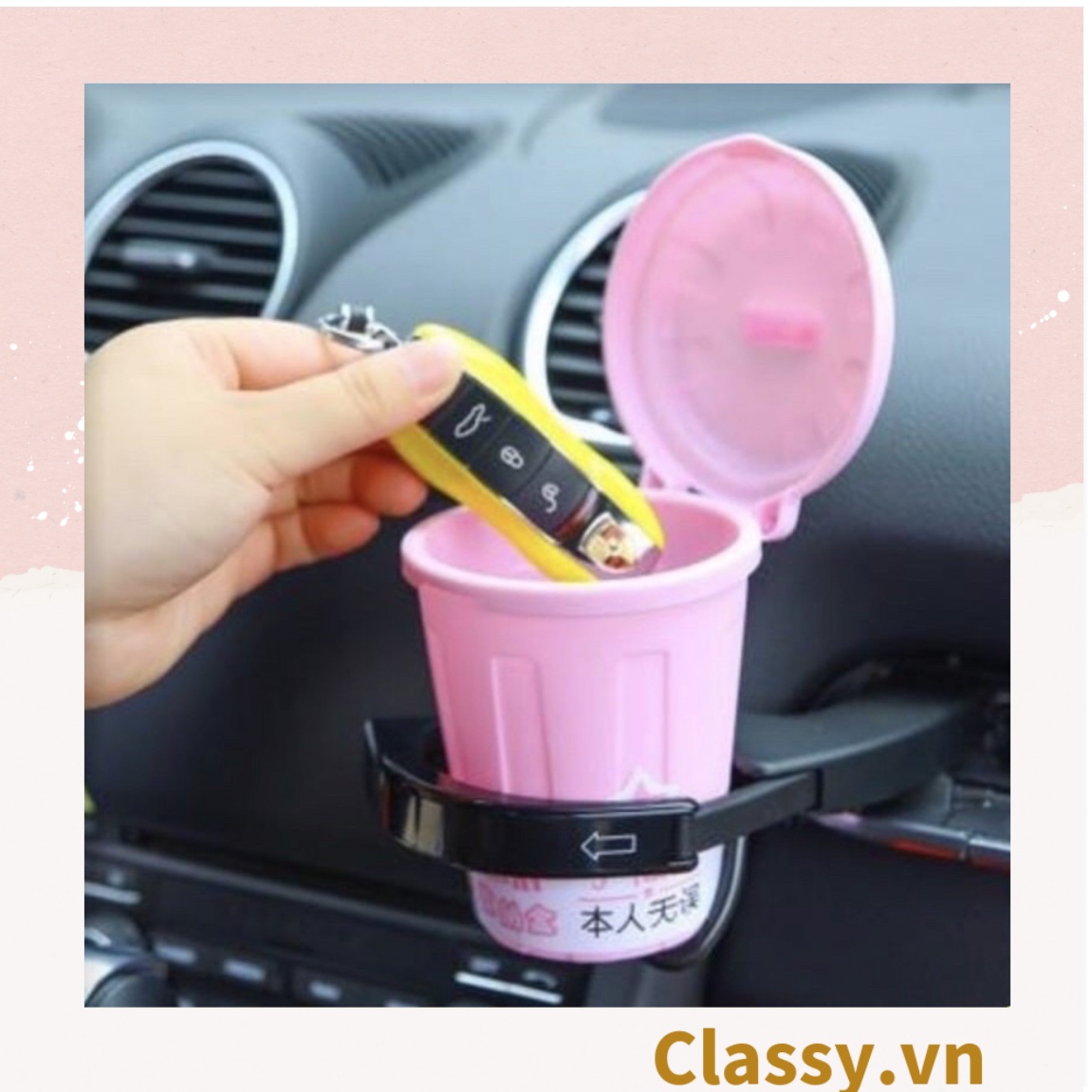 Hộp đựng bút , thùng rác mini tiện lợi, nhiều màu sắc đa dạng, đựng bút, mỹ phẩm PK1095