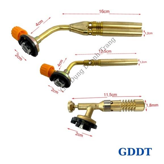 Đầu khò ga mini, Đèn khò gas mini ống đôi và đơn