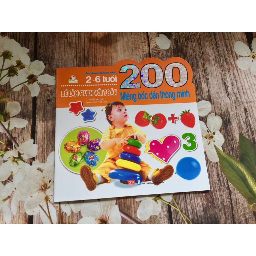 Sách - 200 Miếng Bóc Dán - Bé Làm Quen Với Toán
