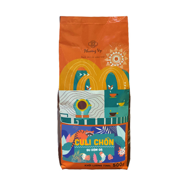 Cà Phê Gu Truyền Thống - Culi Chồn - 500g - Phương Vy Coffee