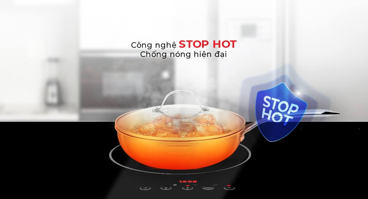 Chảo xào inox cao cấp đáy liền Elmich Trimax EL-4846OL 26cm, Hàng chính hãng, dùng mọi bếp - JoyMall