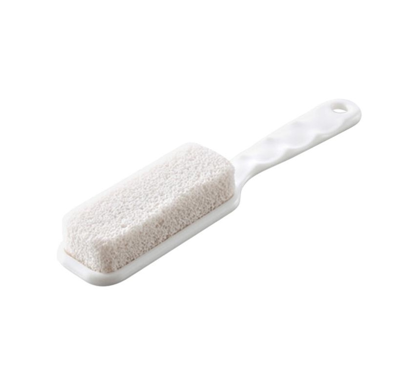 Set 01 khăn spa, 01 khăn tắm &amp; 01 khăn mặt cotton Kuromori TẶNG kèm 01 Bàn chải chà gót chân đá San hô tự nhiên - Nội địa Nhật