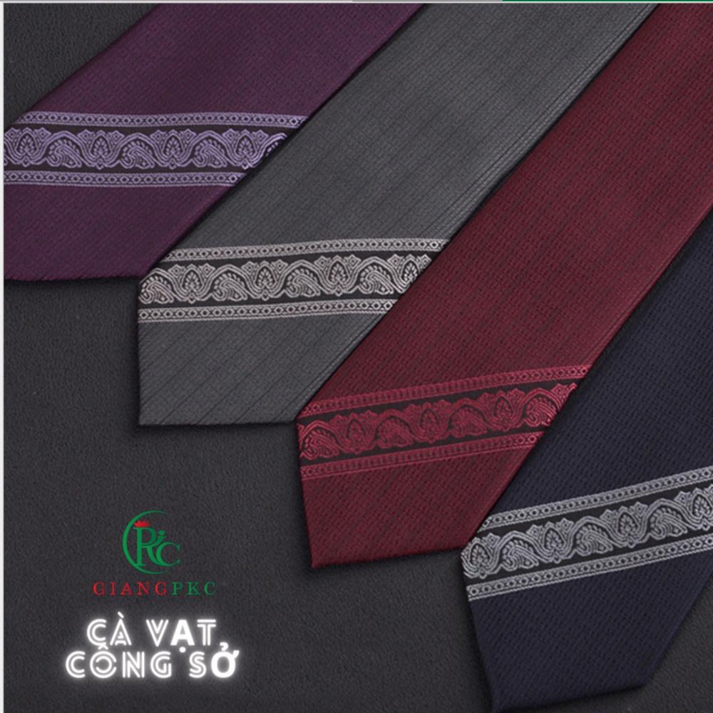 Cà vạt nam 6cm cao cấp vẽ dành cho công sở hoặc chú rể chụp hình cưới GIangpkc VCV2021