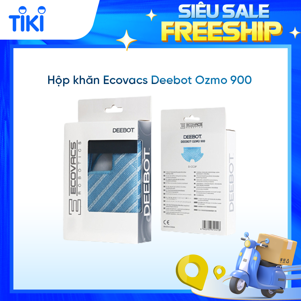 Hộp khăn lau Ecovacs Deebot Ozmo 900 - Hàng Chính Hãng