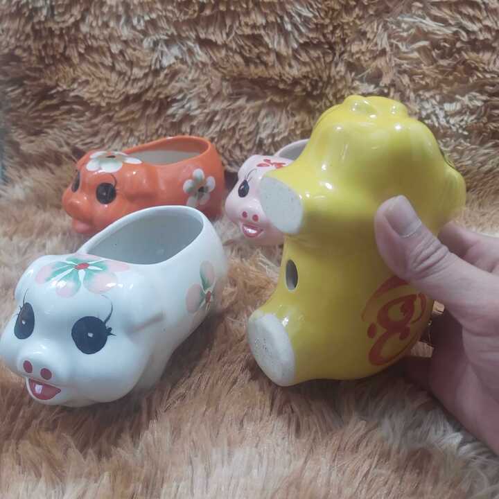 Chậu Trồng Cây Mini gốm sứ Bát Tràng cao cấp - Chậu Trồng Cây Để Bàn – Chậu Cây Cảnh Mini chưng bàn làm việc, bàn học