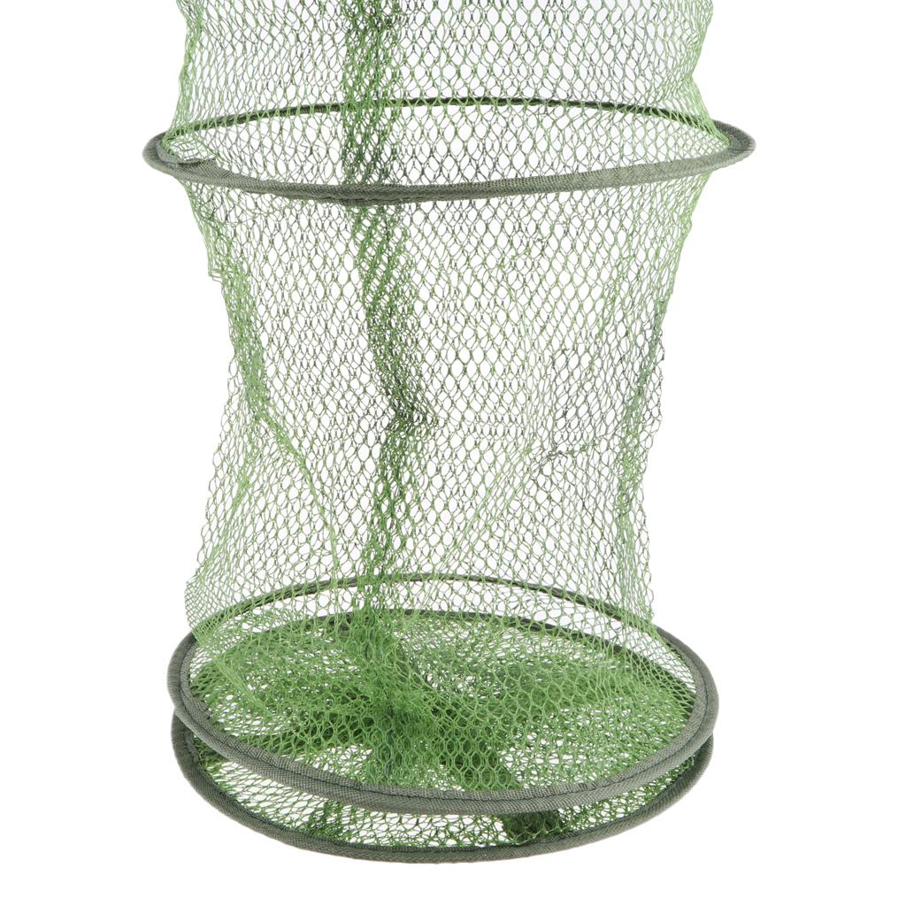 Foldable Crab Net Lobster Shrimp Fishing Trap Bait Pot Dip Net Cage