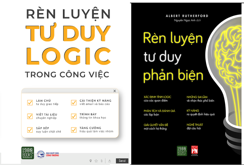 Combo Sách RÈN LUYỆN TƯ DUY LOGIC TRONG CÔNG VIỆC + Rèn Luyện Tư Duy Phản Biện