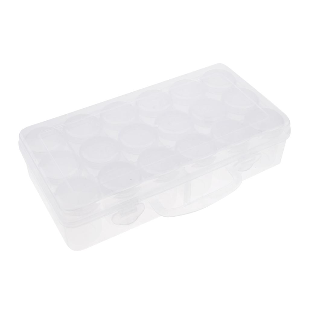 18pcs Empty Makeup Jar Pot Travel Face Cream/Lotion/Cosmetic Pill Containers