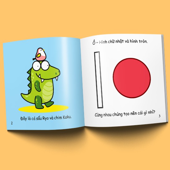 Combo (3 Tập): Sách Ehon - Điều Kỳ Diệu Của Hình Khối Dành Cho Trẻ Từ 0 - 6 Tuổi