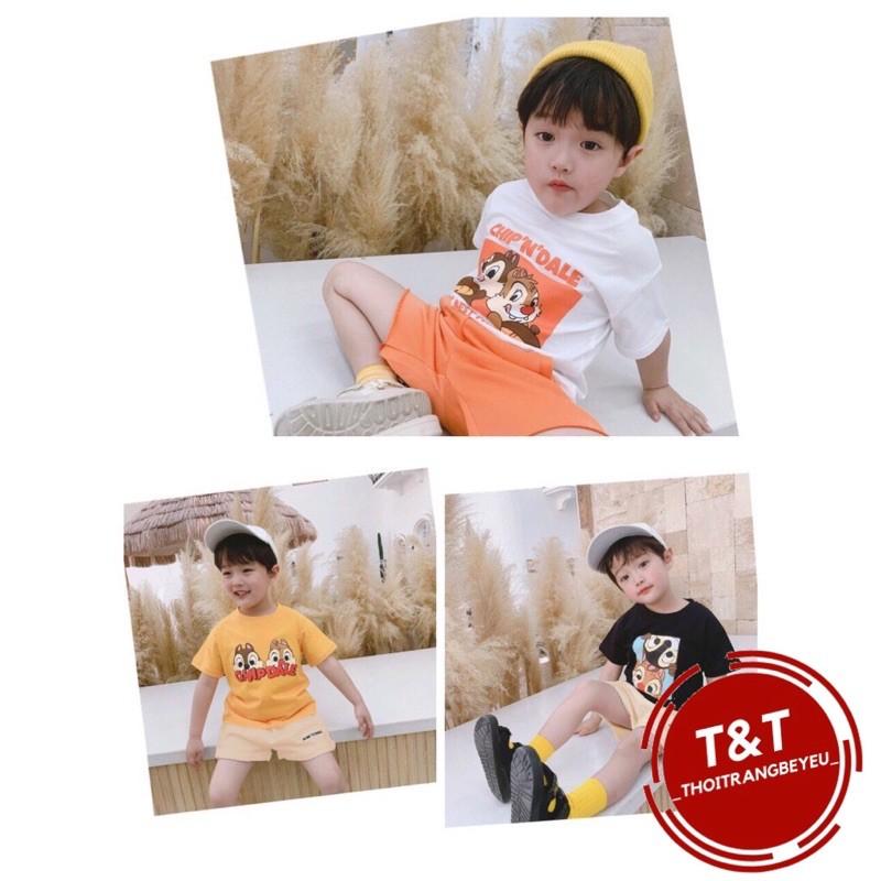HÀNG MỚI BỘ HÈ 2021IN HÌNH SÓC SIÊU QUẬY CHO BÉ TỪ 8-18KG mã M337