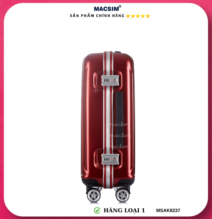 Vali cao cấp Macsim Aksen hàng loại 1 MSAK8237 cỡ 20inch