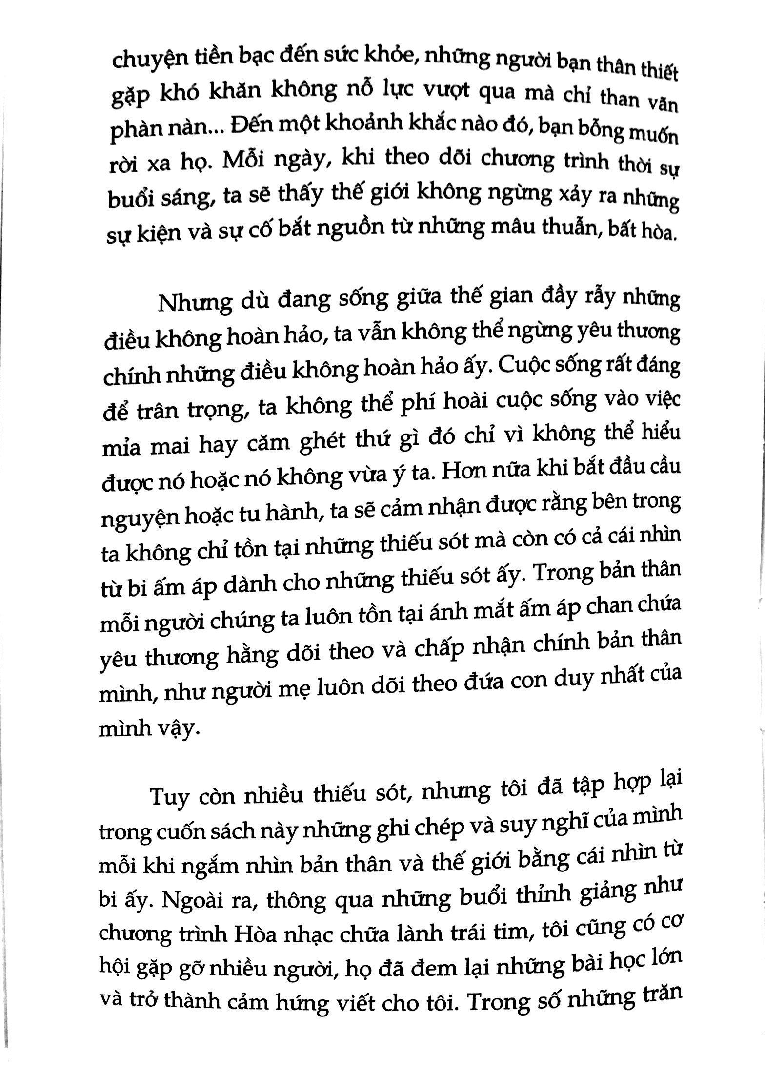 Yêu Những Điều Không Hoàn Hảo