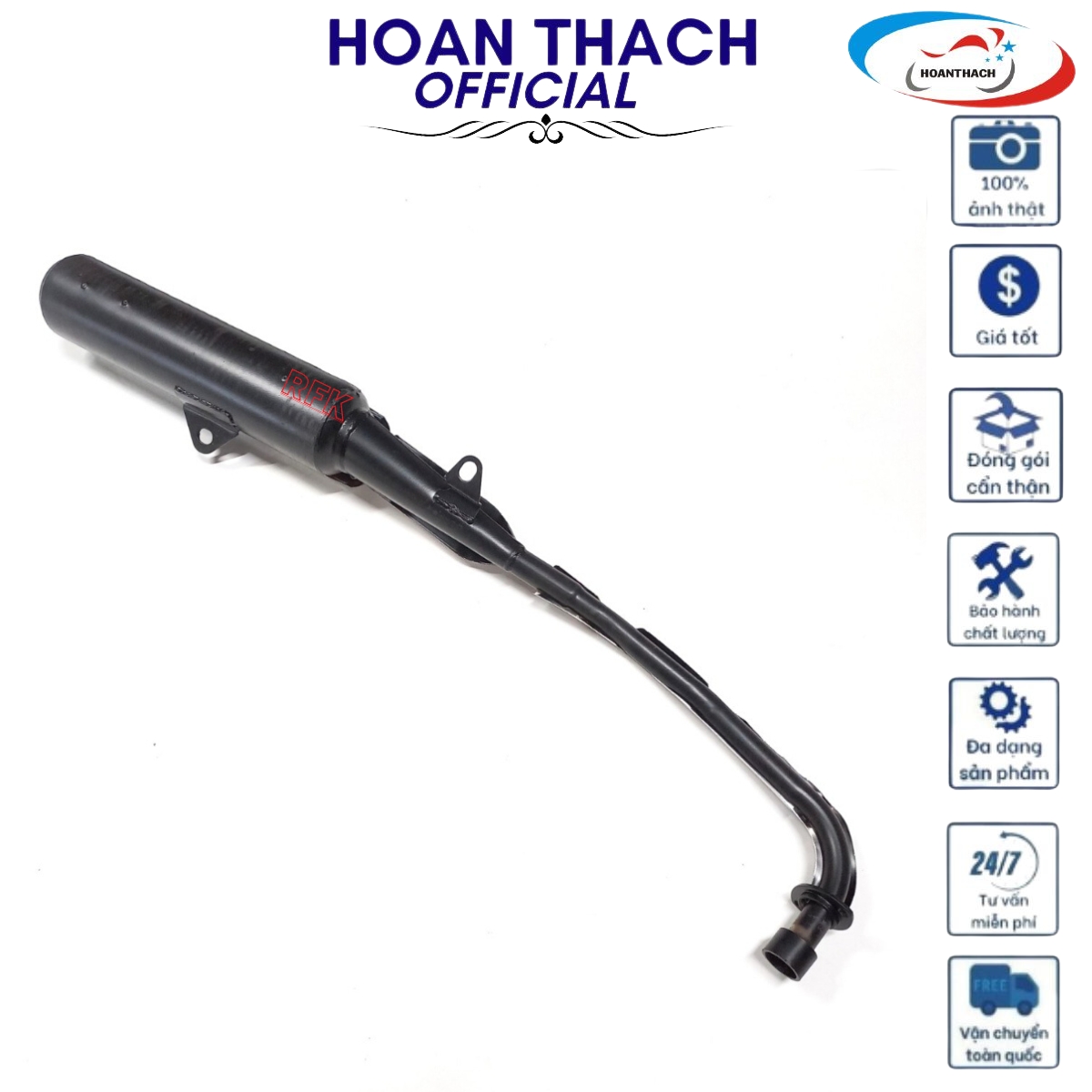 Ống Pô Cho Xe Máy Sirius Mẫu Mới Jupiter (Hộp) HOANTHACH SP001330