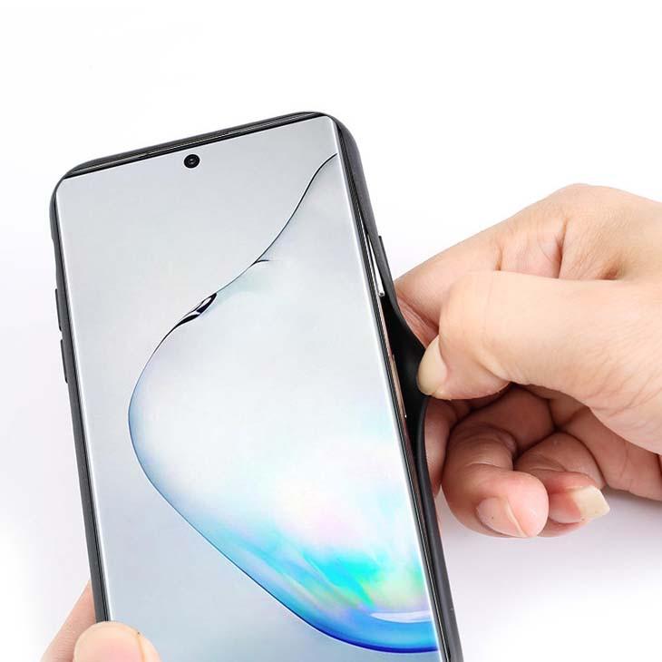 Ốp lưng canvas cao cấp dành cho samsung s10 plus để thẻ hít đế hít ô tô
