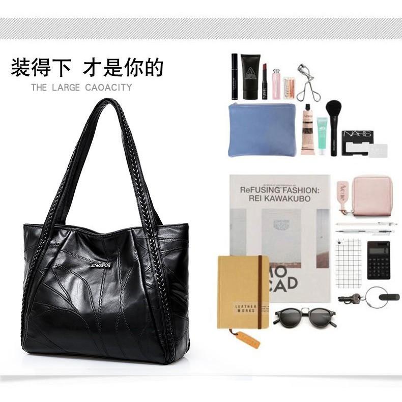 Túi đeo chéo nữ cao cấp da cừu JINGPIN KT 33x28x12cm , Da cừu mềm mại, Chất da cao cấp,Mềm mịn