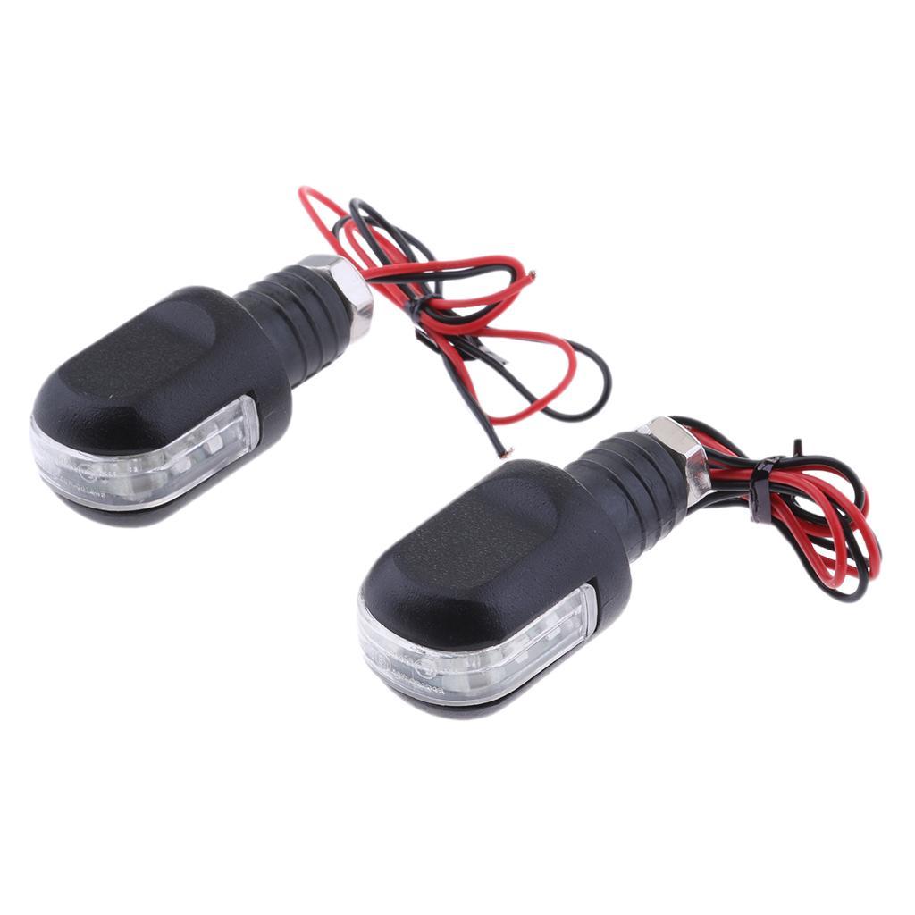 Motorcycle 22mm 7/8'' Handlebar LED  Blinker Indicator Light 12V
