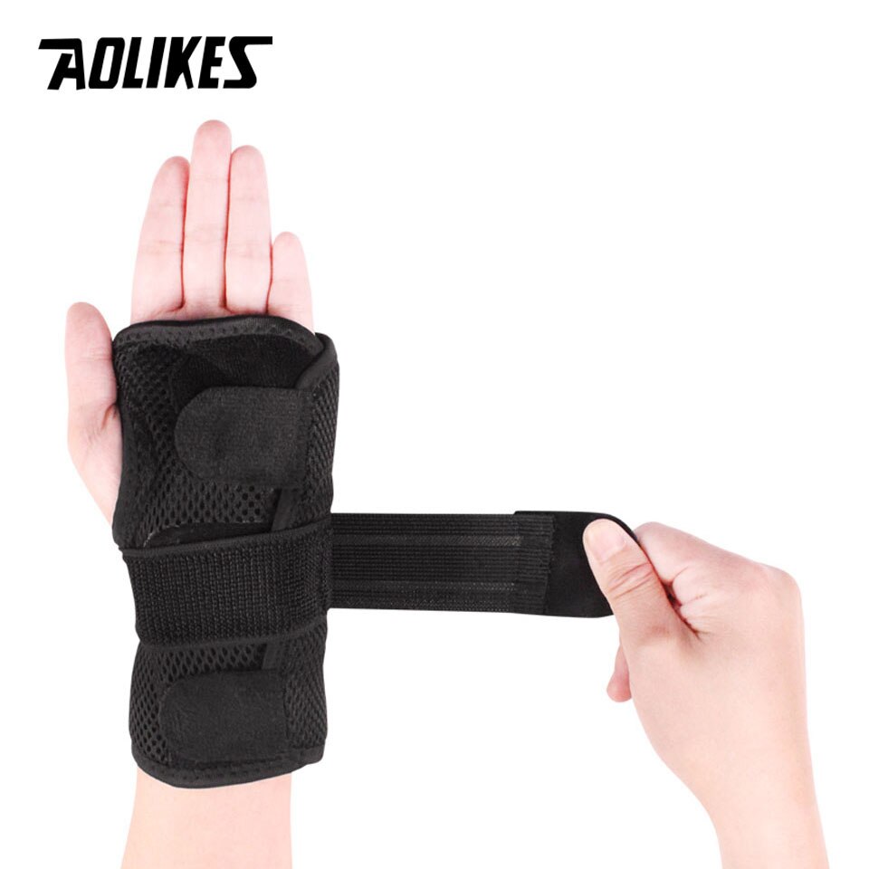 Băng nẹp cố định khớp cổ tay AOLIKES A-1672 Metal Plate wrist support