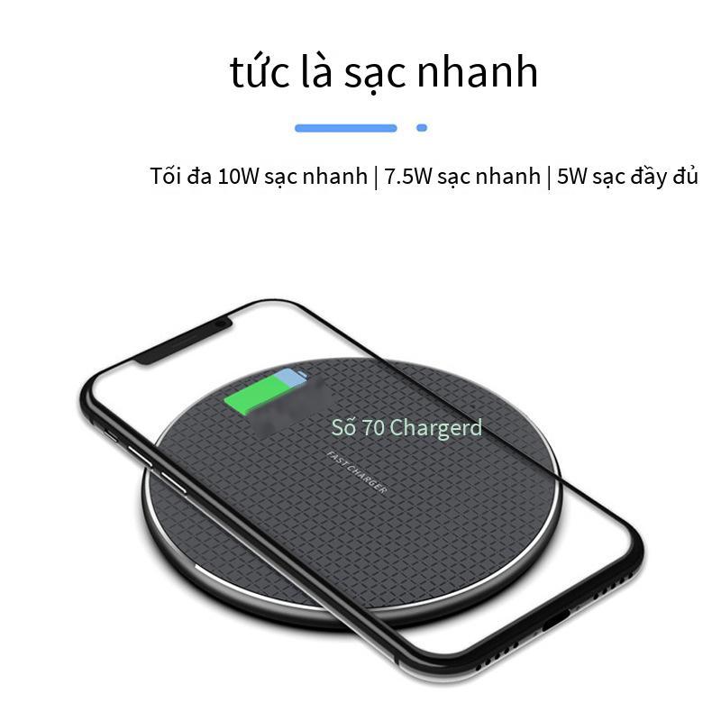 Đảm Bảo Chất Lượng 10W Sạc Không Dây QI Sạc Nhanh Cho Điện Thoại Di Động Thích Hợp Cho Huawei Apple Oppo Sạc Không Dây Xiaomi