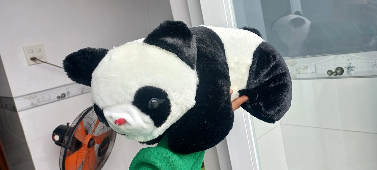 Gấu nhồi  bông gấu trúc  trắng đen