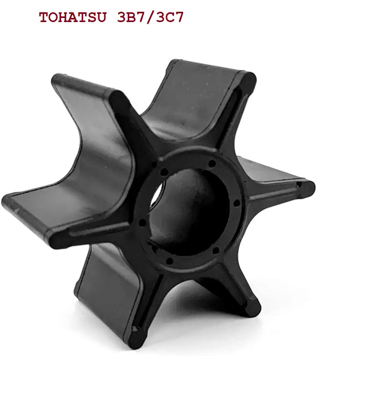 Cánh quạt bơm nước làm mát cano Nissan Tohatsu 40-140HP, 3B7-65021-1 3C7-65021-1