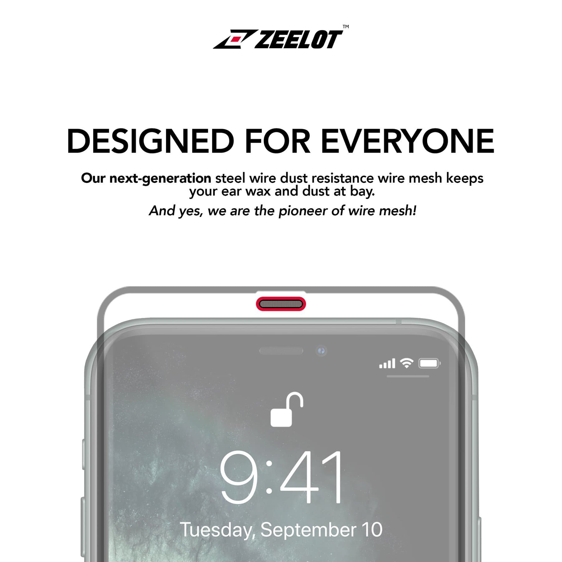 Miếng Dán Cường Lực ZEELOT Chống Vân Tay cho iPhone 12 Pro Max / 12 Pro / 12 / 12 Mini Hàng Chính Hãng