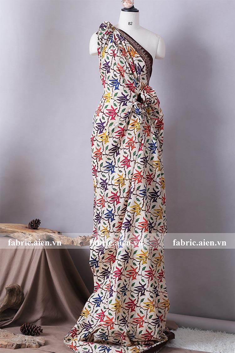 Vải Batik Soga Kain Katun Print ABSOK-07 | VẢI BÁN THEO TẤM