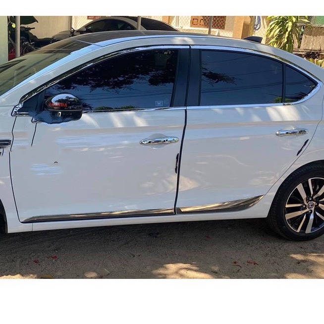 Ốp nẹp sườn, nẹp hông xe Honda City 2021 2022 - Nhựa ABS mạ crom- Hàng cao cấp