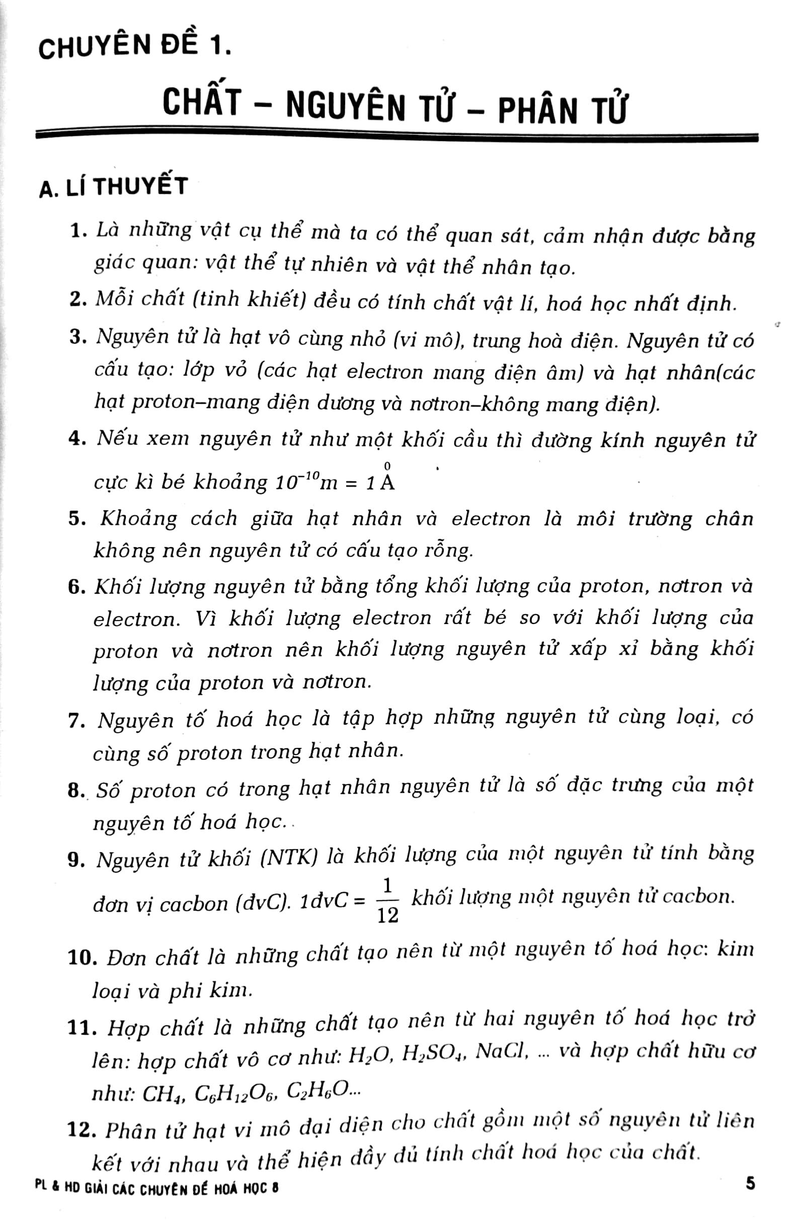 Phân Loại Và Hướng Dẫn Giải Các Chuyên Đề Hóa Học 8 (Biên Soạn Theo Chương Trình Giáo Dục Phổ Thông Mới) (Tái Bản 2023)
