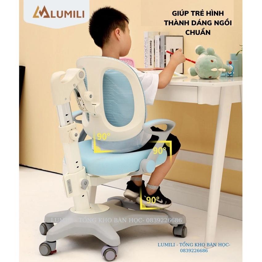Ghế chống gù cao cấp thiết kế công thái học tiêu chuẩn DS1 điều chỉnh 3 chiều có chốt vặn điều chỉnh