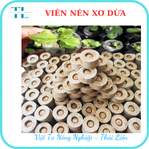 Viên Nén Xơ Dừa ươm hạt giống - Viên nén xơ dừa giá rẻ - Dễ sử dụng, tiện ích, giúp nảy mầm cao