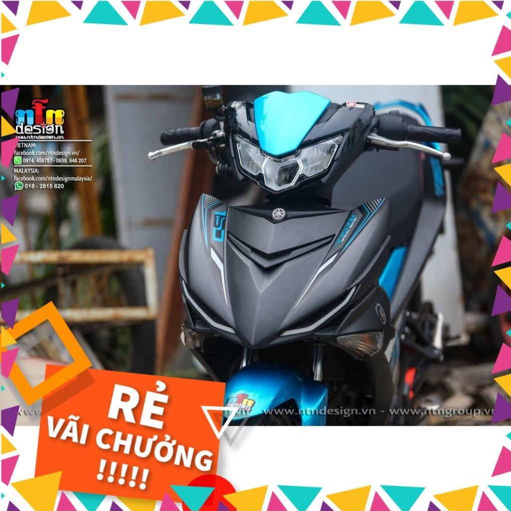 Tem Rời Exciter 150 Mẫu Zin 2021 Chữ Y15ZR Đen Xanh Xám