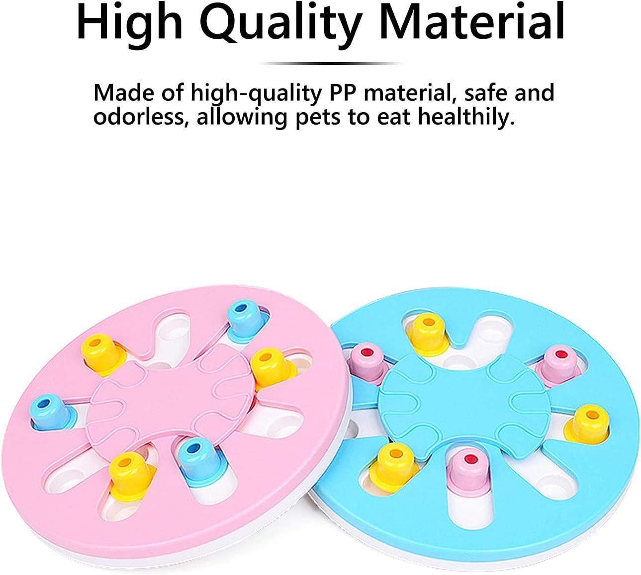 Dog Puzzle Đồ chơi cho chó ăn chậm, Đồ chơi cho chó ăn thức ăn cho chó con, Đồ chơi xếp hình cho chó tương tác Huấn luyện chó cải thiện IQ Puzzle Dog Bowl